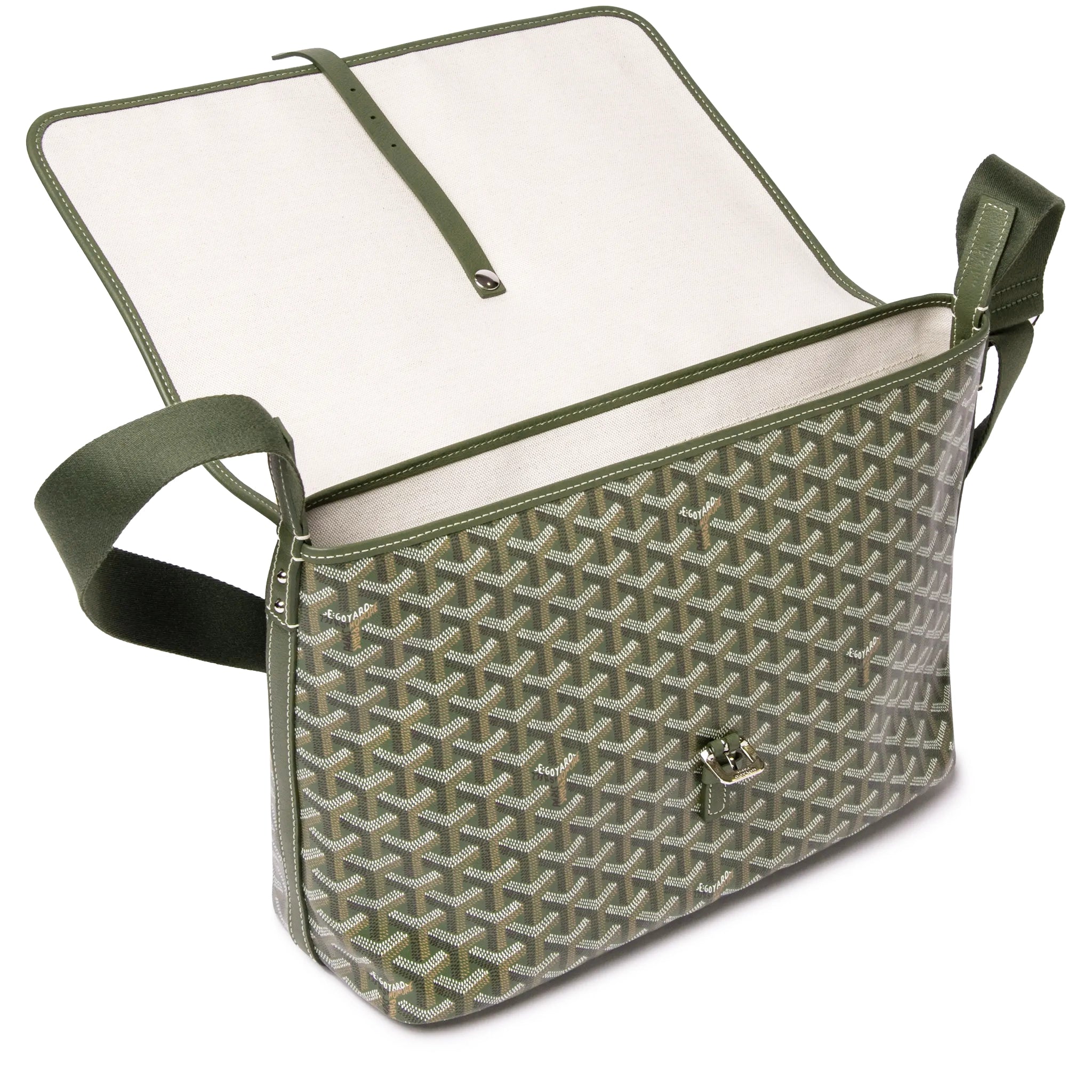 Goyard Capetien MM Khaki Messenger Bag